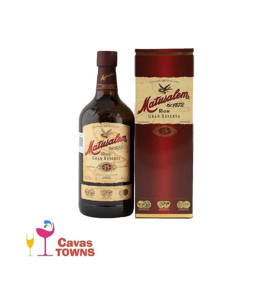 Ron Matusalem 15 Años Gran Reserva 750 ml - Cavas Towns Ron Matusalem 15 Años Gran Reserva 750 ml - Cavas Towns