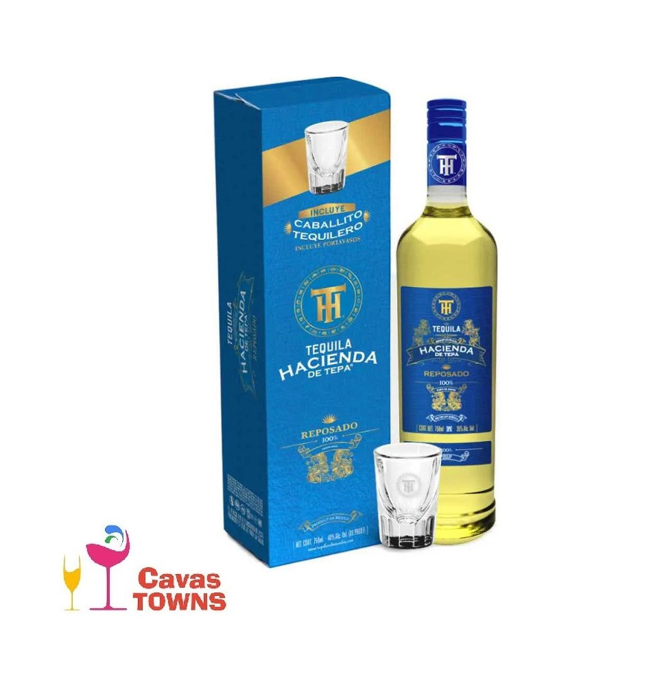 Tequila Hacienda de Tepa Reposado 700 ml - Cavas Towns Tequila Hacienda de Tepa Reposado 700 ml - Cavas Towns