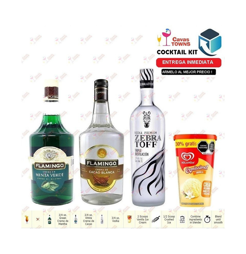 Cocktail Kit Flying Grasshopper Receta Recipe - Cavas Towns Cocktail Kit Flying Grasshopper Receta Recipe - Cavas Towns