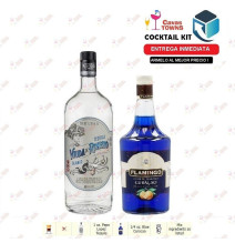 Licor De Curacao Flamingo 1000 Ml. - Cavas Towns Licor De Curacao Flamingo 1000 Ml. - Cavas Towns