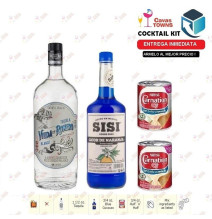 Licor Sisi de Curacao Azul 1000 ml - Cavas Towns Licor Sisi de Curacao Azul 1000 ml - Cavas Towns